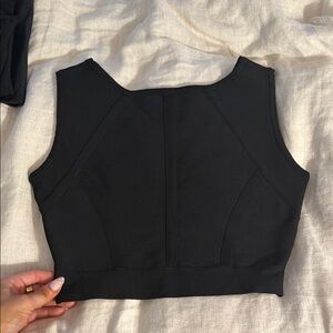 BCBGMaxAzria Black Crop Top